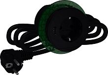 Настольный встраиваемый блок Schneider Electric Unica System+ розетка с заземлением+USB антрацит картинка